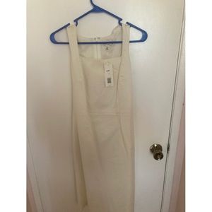 Banana Republic white cream dress